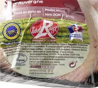 Mängden socker i Poulet entier blanc fermier d'Auvergne