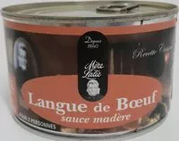 Mängden socker i Langue de Bœuf sauce Madère