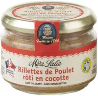 Mängden socker i Rillettes de poulet rôti en cocotte