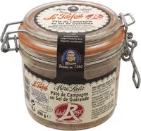 Mängden socker i Pâté de Campagne au Sel de Guérande Label Rouge Le Parfait