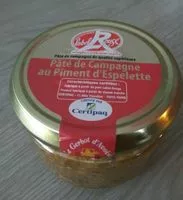 Mängden socker i Pâté de campagne au piment d Espelette