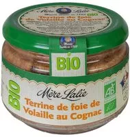 Mängden socker i Terrine de foie de volaille au cognac Bio