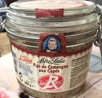 Mängden socker i Mère Lalie - Pâté de campagnes aux cèpes