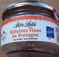 Mängden socker i Rillettes fines de Bretagne