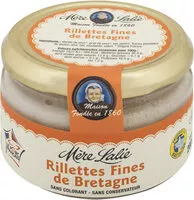 Mängden socker i Rillettes Fines de Bretagne