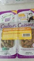 Mängden socker i Amandes décortiquées