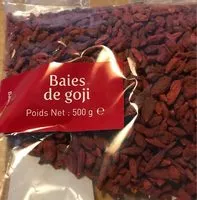 Mängden socker i Baies de goji sechees