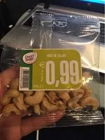 Mängden socker i Noix de cajou