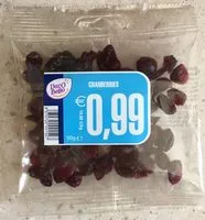 Mängden socker i Cranberries