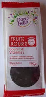 Mängden socker i Fruits rouges Daco Bello