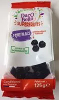 Mängden socker i Myrtilles