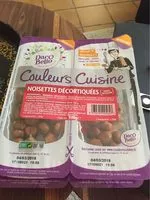 Mängden socker i Noisettes décortiquées