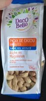 Mängden socker i Noix de cajou sans sel ajouté