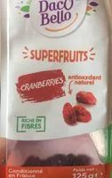 Mängden socker i Cranberries