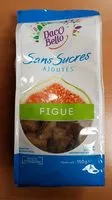 Mängden socker i Figue Sans Sucre Ajoutés