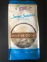 Mängden socker i Noix de coco sans sucres ajoutés