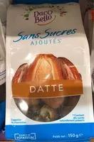 Mängden socker i Dattes deglet nour sans sucres ajoutés