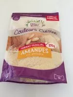 Mängden socker i Amandes en poudre