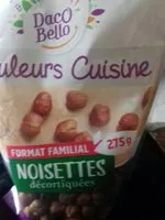 Mängden socker i Noisettes décortiquées