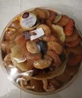 Mängden socker i Assortiment de fruits secs