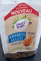 Mängden socker i Amandes grillées Daco Bello