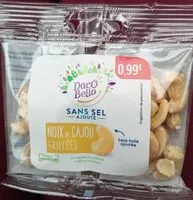 Mängden socker i Noix de cajou grillées