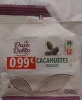 Mängden socker i Cacahuètes wasabi