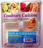 Mängden socker i Noix de coco râpée