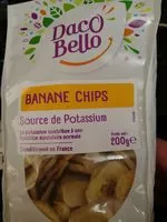 Mängden socker i Bananes chips