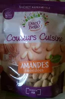 Mängden socker i Amandes émondées