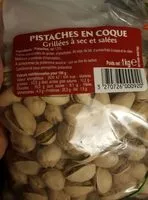 Mängden socker i Pistache grillées à sec et salees