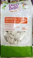 Mängden socker i Graines de courge grillées salées