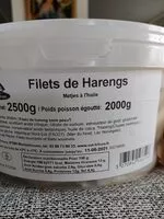 Mängden socker i Filets de harengs Mathes à l'huile