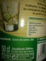 Mängden socker i Sirop De Canne Dormoy