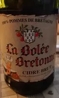 Mängden socker i La bolée bretonne cidre brut