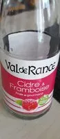 Mängden socker i Cidre et framboise