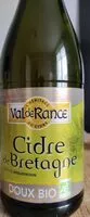 Mängden socker i Cidre de Bretagne
