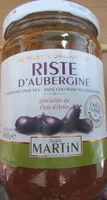 Mängden socker i Riste d'aubergines