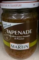 Mängden socker i Tapenade aux olives noires