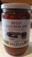Mängden socker i Riste d'aubergine