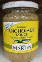 Mängden socker i Spécialité à l'Anchoïade douce aux olives vertes de Provence