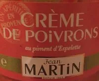 Mängden socker i Crème de poivrons au piment d'Espelette