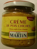 Mängden socker i Crème de pois chiches