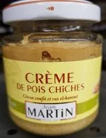 Mängden socker i Crème de pois chiches