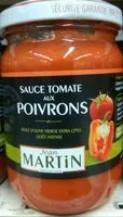 Mängden socker i Sauce Tomate aux Poivrons