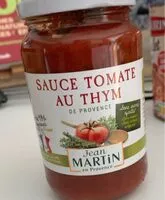 Mängden socker i Sauce tomate au thym