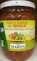 Mängden socker i Sauce tomate au basilic