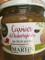 Mängden socker i Caviar d'aubergines bio