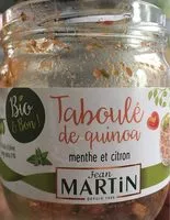 Mängden socker i Taboulé de quinoa