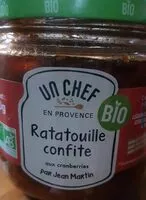 Mängden socker i Ratatouille confite aux cranberries par Jean Martin